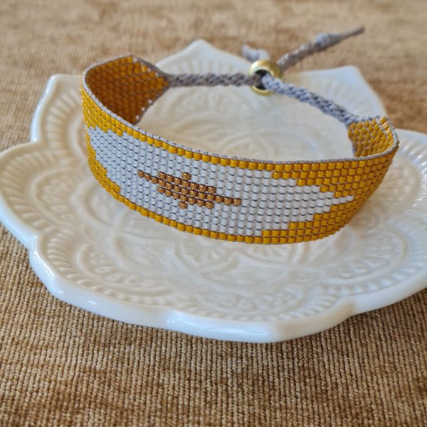 Brazalete Mosaic Amarillo - Aiabijoux