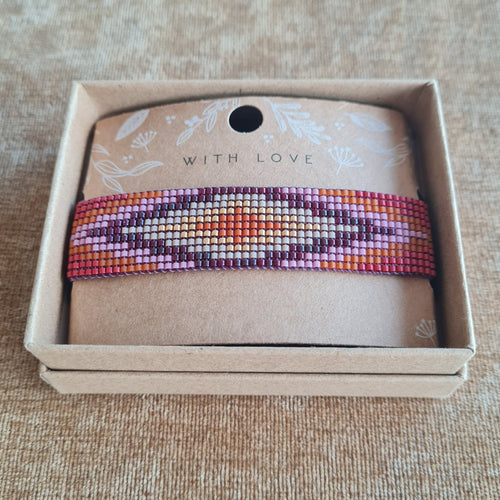 Brazalete Mosaic Granate - Aiabijoux