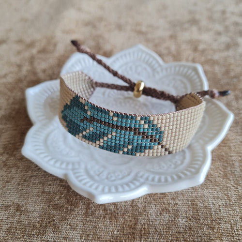 Brazalete Mosaic Hoja - Aiabijoux