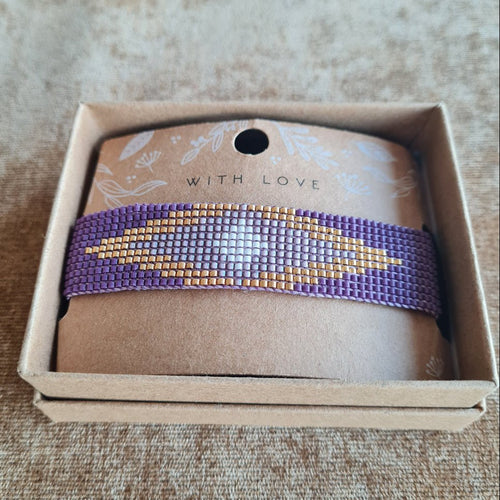 Brazalete Mosaic Morado - Aiabijoux