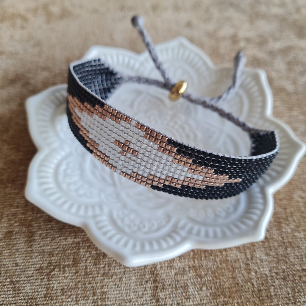 Brazalete Mosaic Negro - Aiabijoux