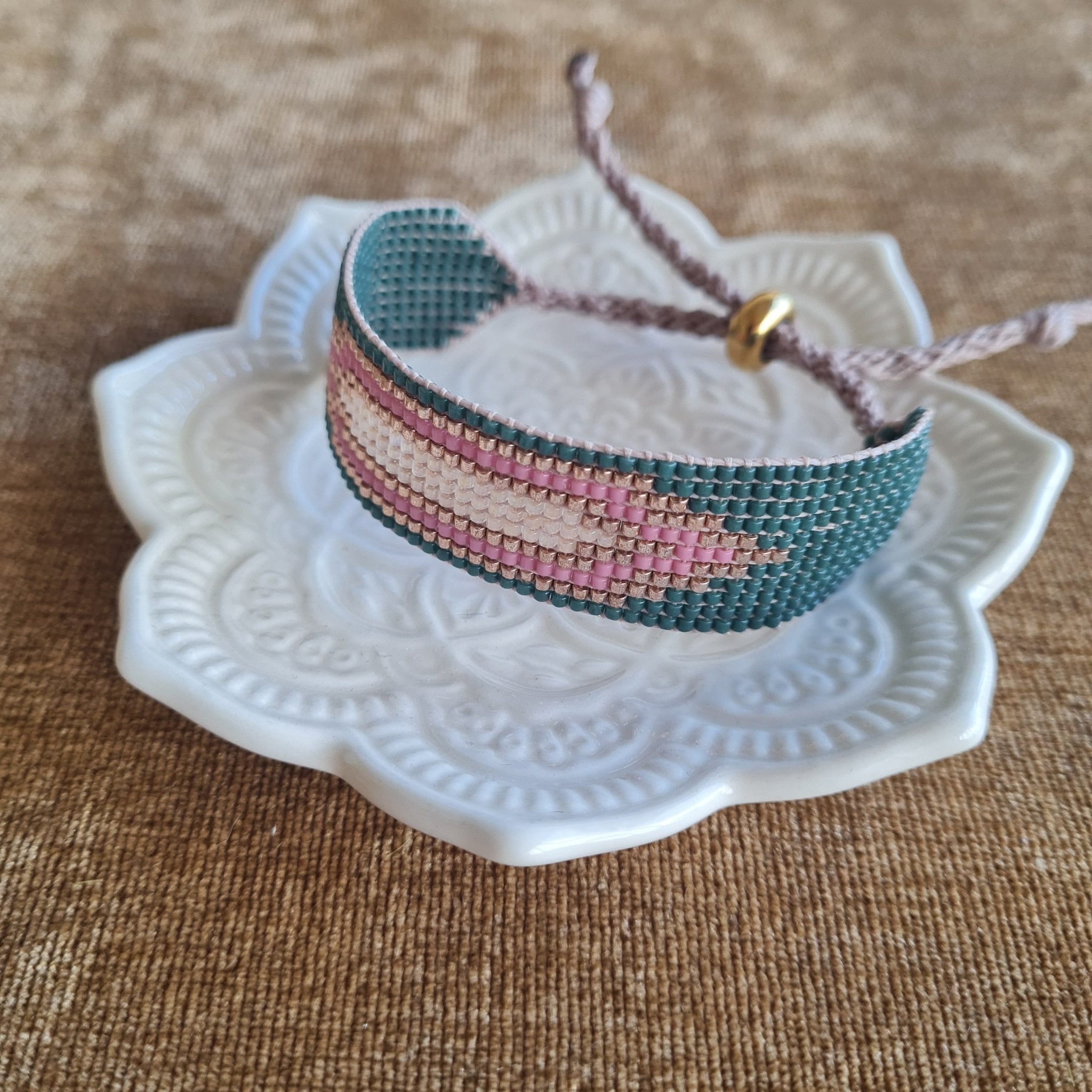 Brazalete Mosaic Verde - Aiabijoux