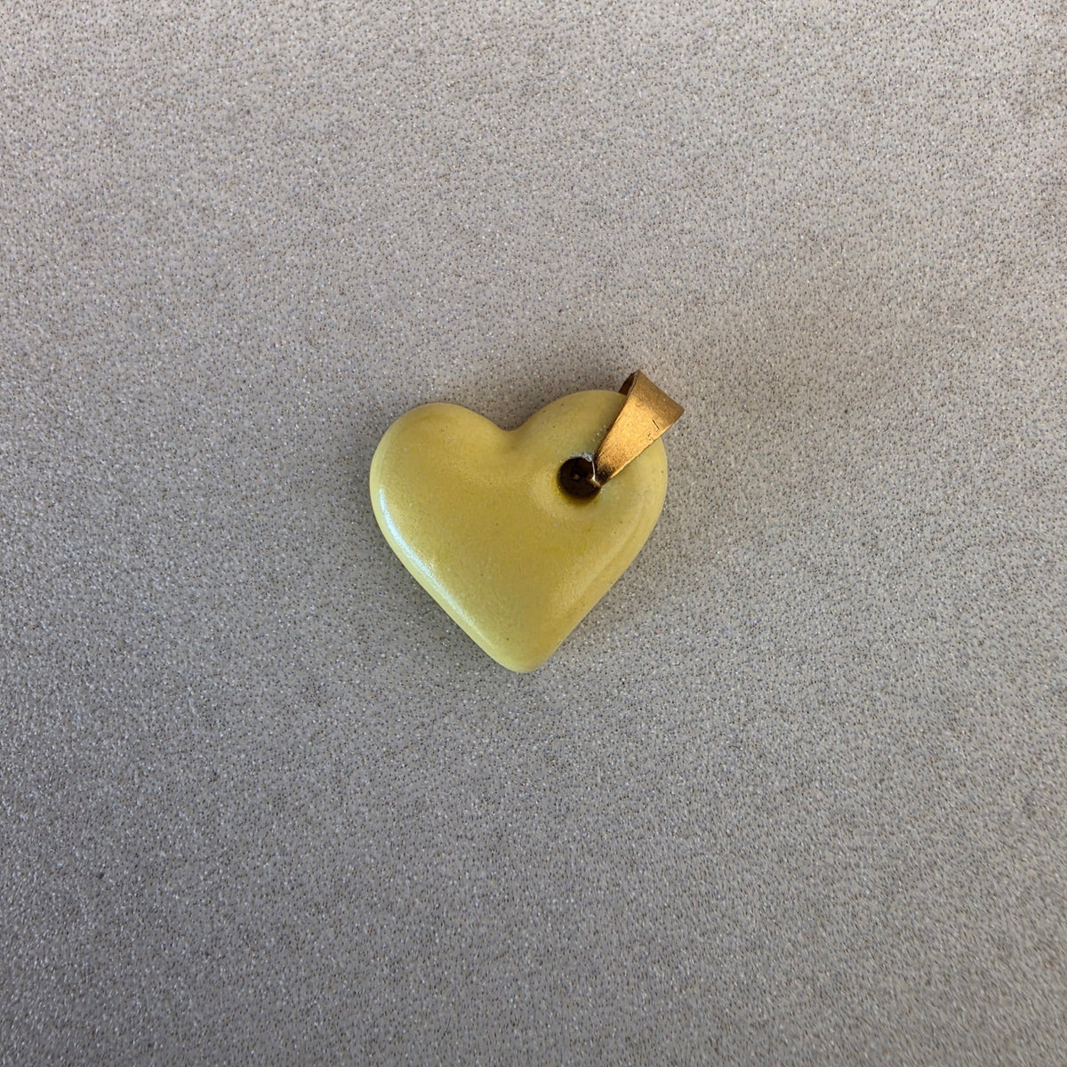 Colgante corazón de cerámica esmaltada - Aiabijoux