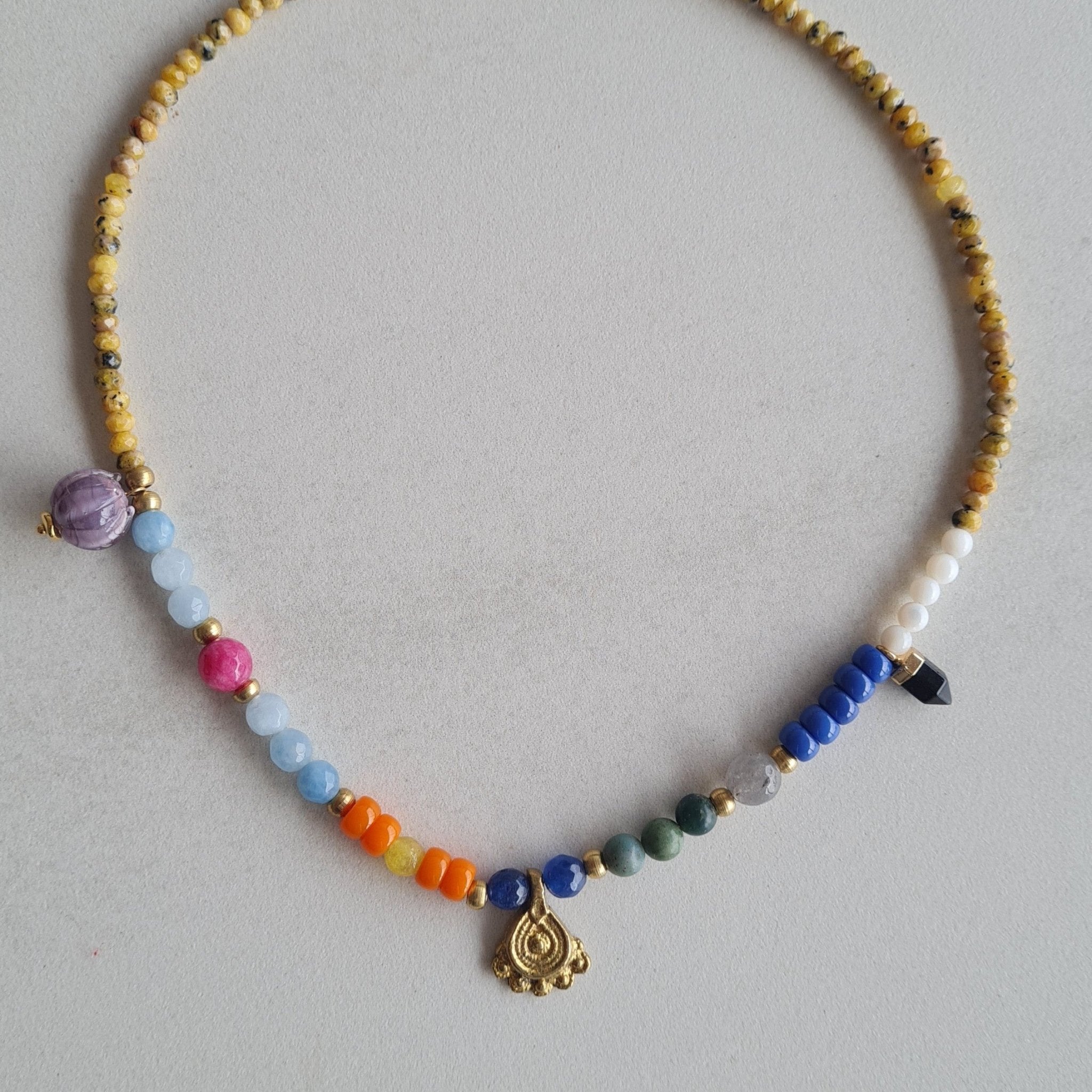 Collar Ritual Mostaza - Aiabijoux