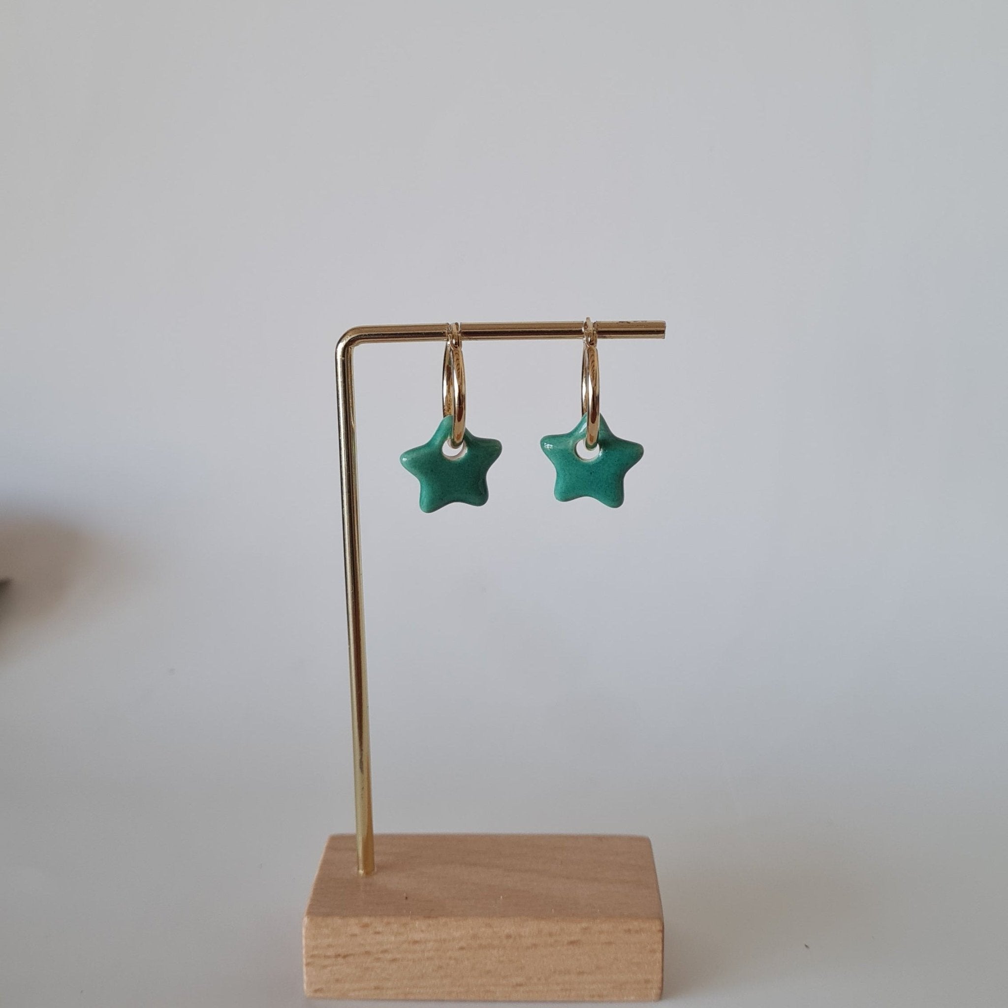 Pendientes estrella cerámica - Aiabijoux