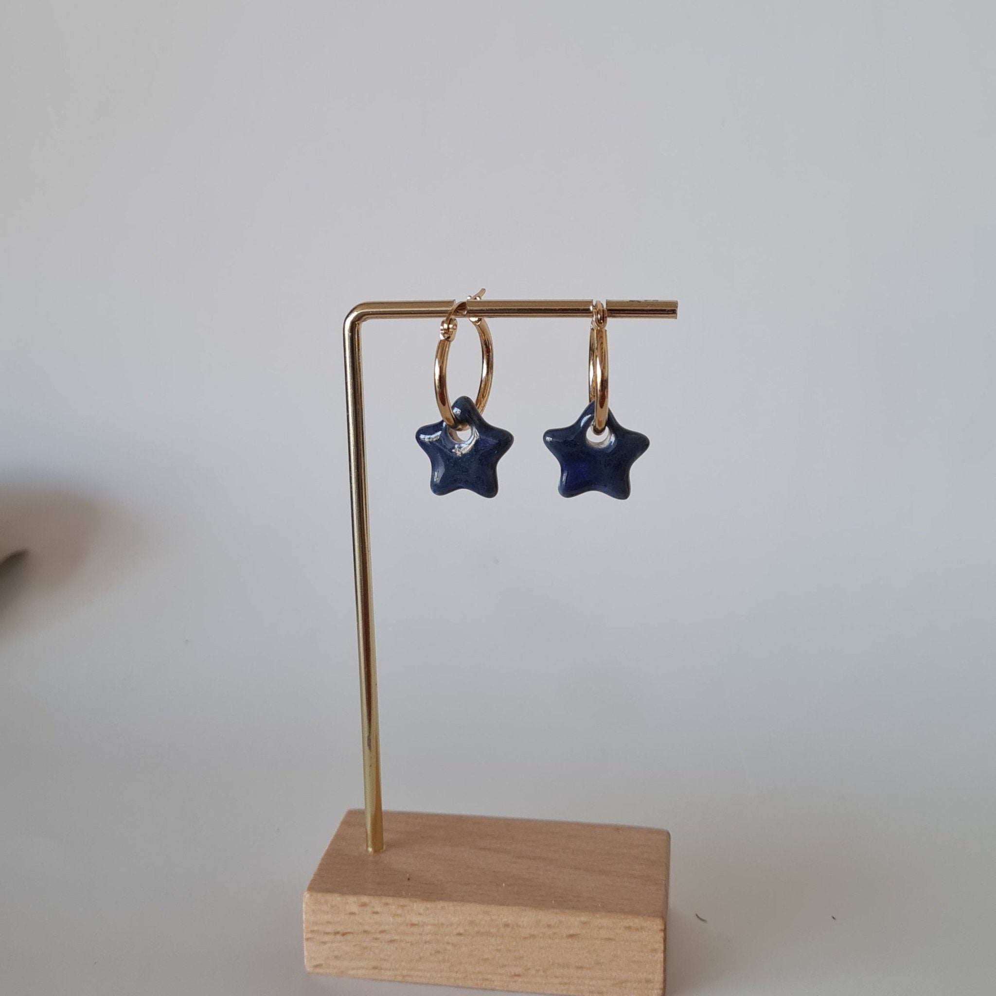 Pendientes estrella cerámica - Aiabijoux
