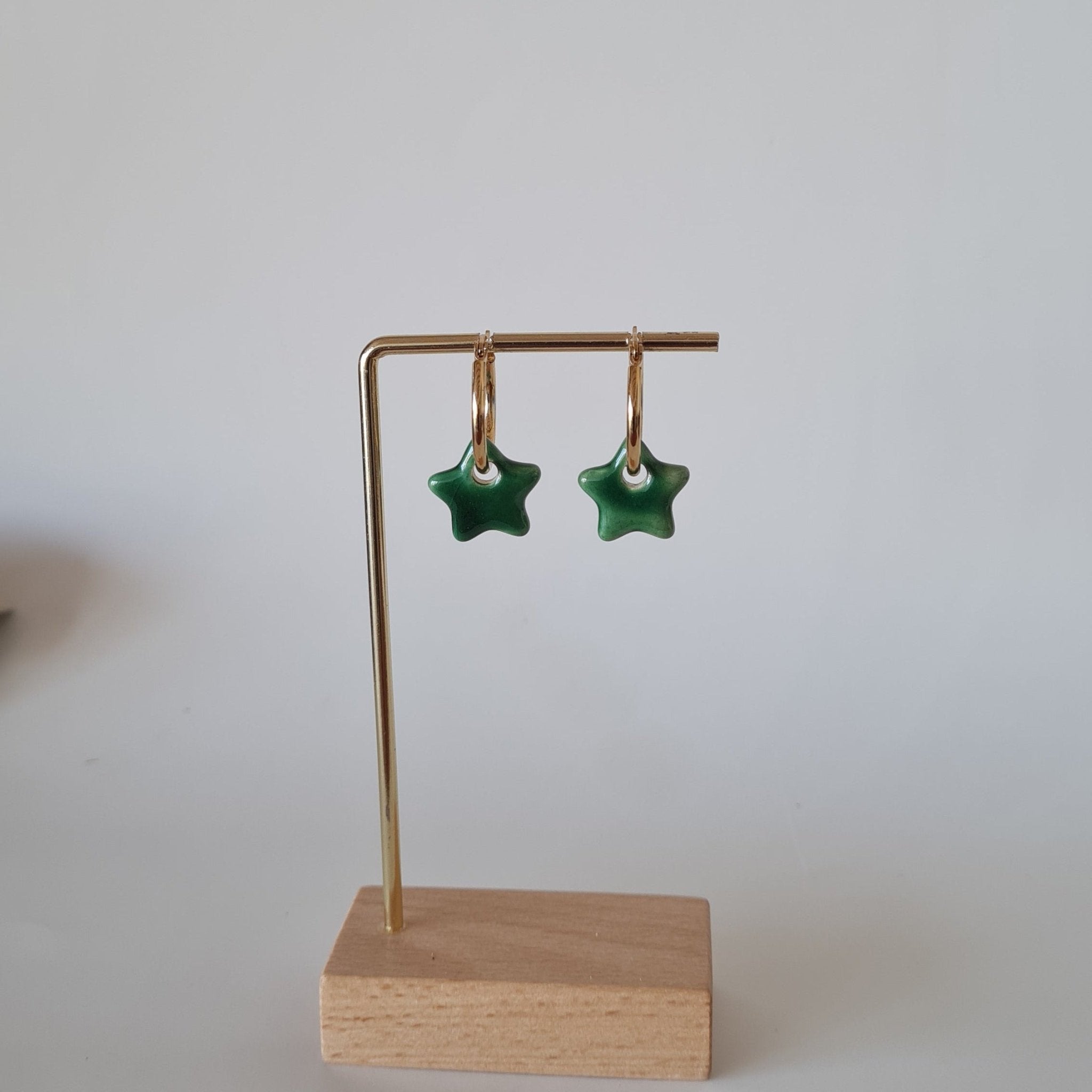 Pendientes estrella cerámica - Aiabijoux