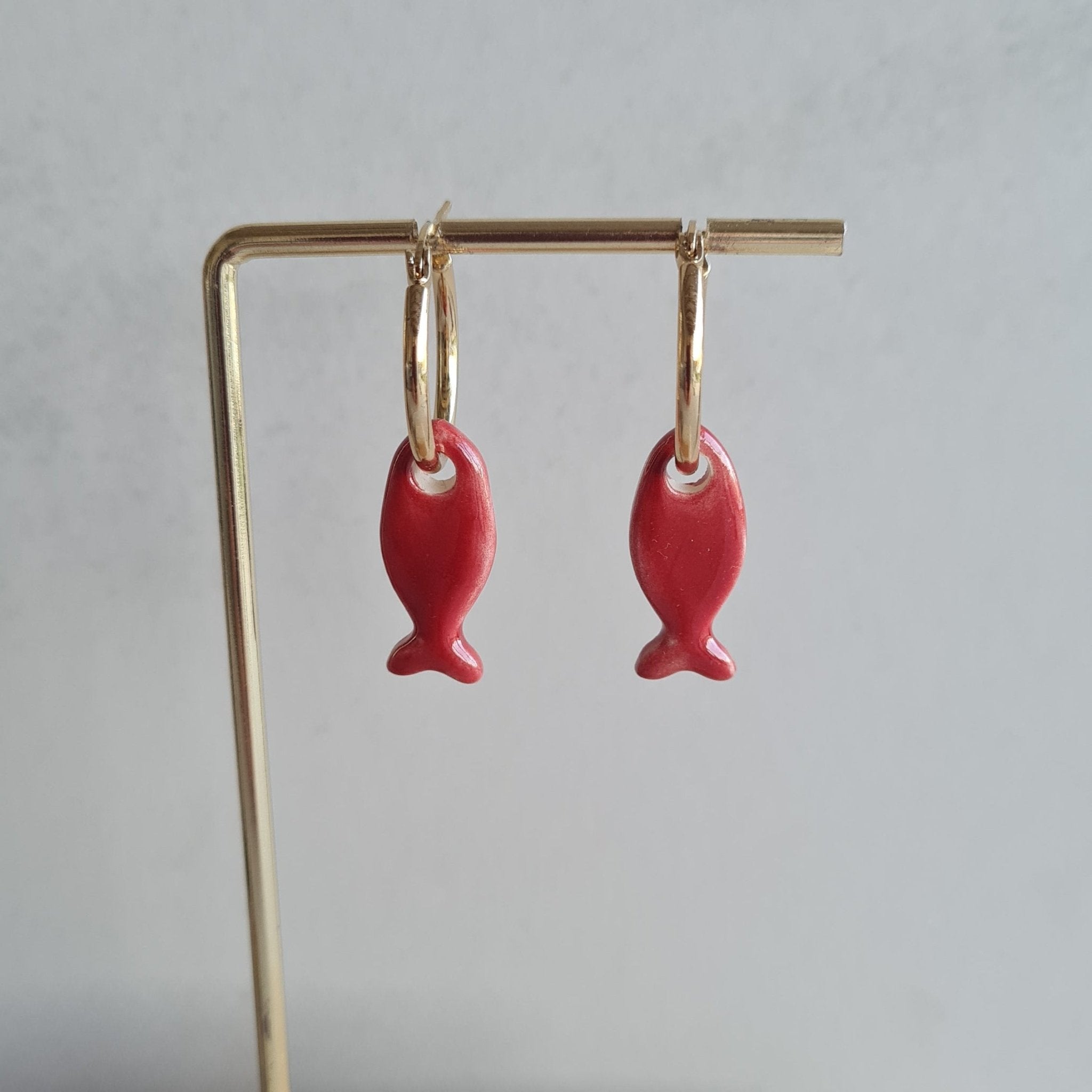 Pendientes pez de cerámica - Aiabijoux